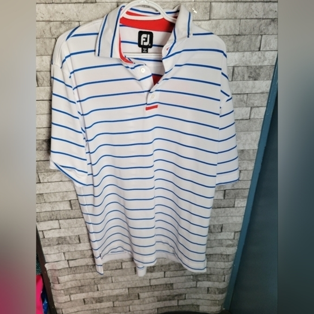 FootJoy Men's golf Polo Shirt Size Large‎